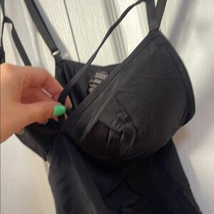 Black Bodysuit with Padding